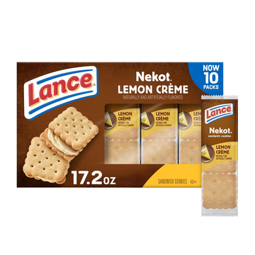 Lance Nekot Lemon Creme galletas rellenas 1.72oz