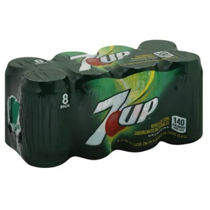 7UP Lemon Lime Soda 8 Pack Cans 12oz refresco limón lima
