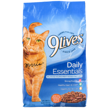 9Lives Daily Essentials Dry Cat Food 3.15lbs alimento gato