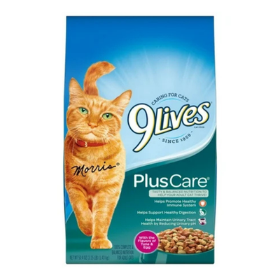 9Lives Plus Care Dry Cat Food (3.15 lb. Bag)