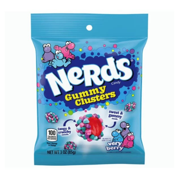 Nerds Gummy Clusters Very Berry sabor frutas rojas 5oz