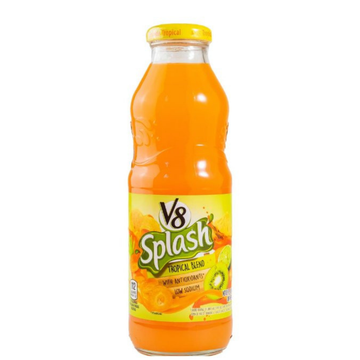 V8 Splash Tropical Blend Juice Beverage 16oz jugo tropical
