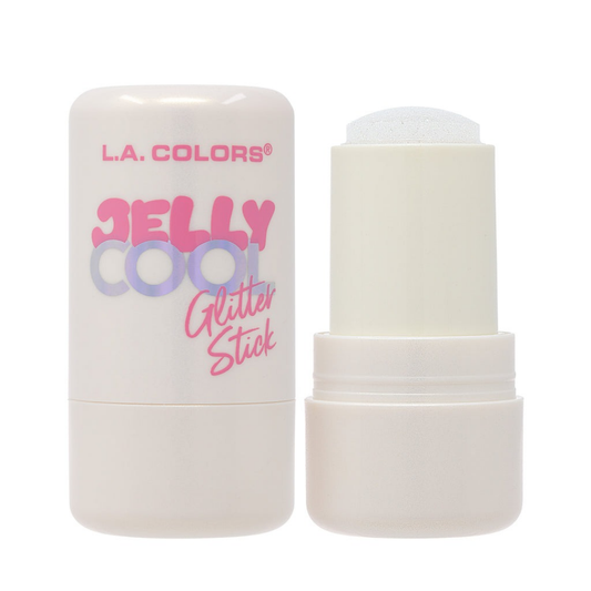 L.A. Colors Jelly Cool Glitter Icy Glow iluminador barra brillo