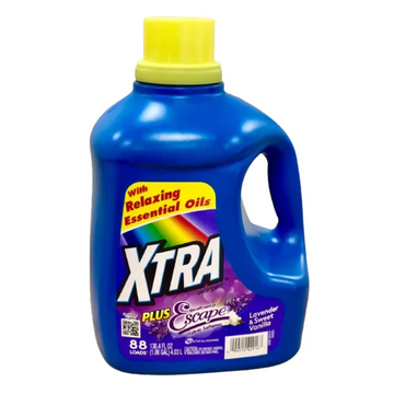 XTRA Plus Escape Soft Scent Laundry Detergent suavidad y fragancia 136.4oz