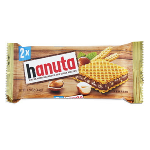 Hanuta wafer chocolate avellana pack x2 Ferrero