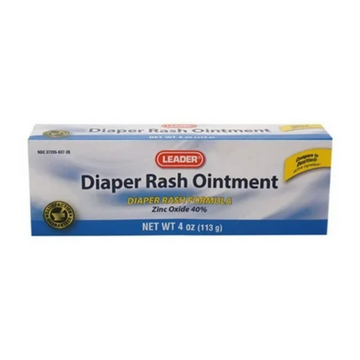 Leader Diaper Rash Ointment with Zinc Oxide (4oz)