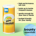 Bounty Essentials Select-A-Size Paper Towels, 2 Rolls