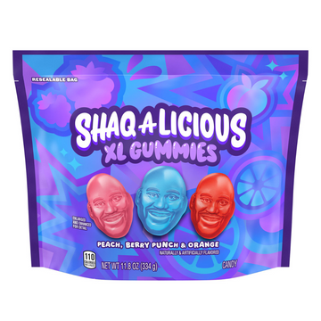 Shaq-A-Licious XL Gummies Candy gomitas XL frutales
