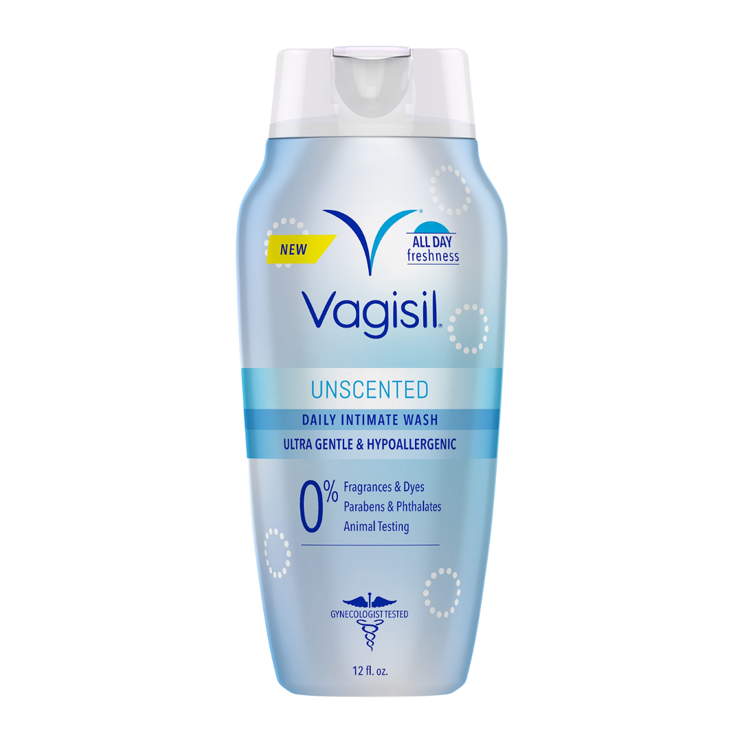 Vagisil Odor Block Daily Intimate Wash Unscented, limpiador íntimo