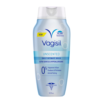 Vagisil Odor Block Daily Intimate Wash Unscented, limpiador íntimo