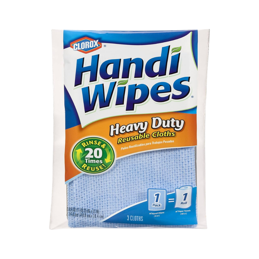 Paños reutilizables Clorox Handi Wipes Heavy Duty 3 unidades
