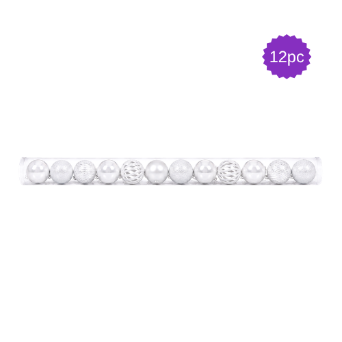 Esferas Navideñas 12PK 8 cm - AA2026-13