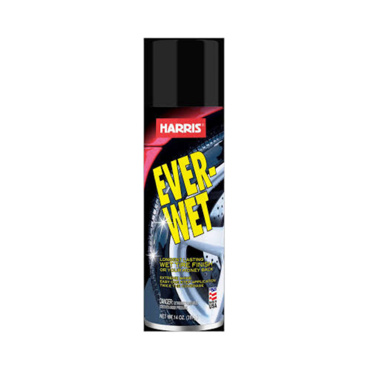 Harris Ever-Wet Tire Finish spray para brillo extremo de neumáticos 14oz