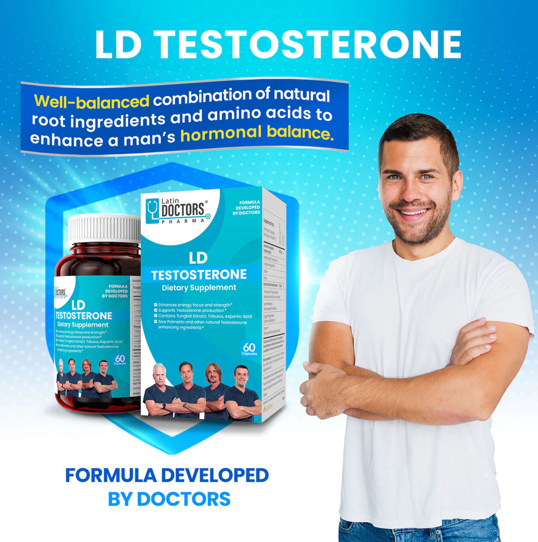 Latin Doctor TESTOSTERONE 60ct