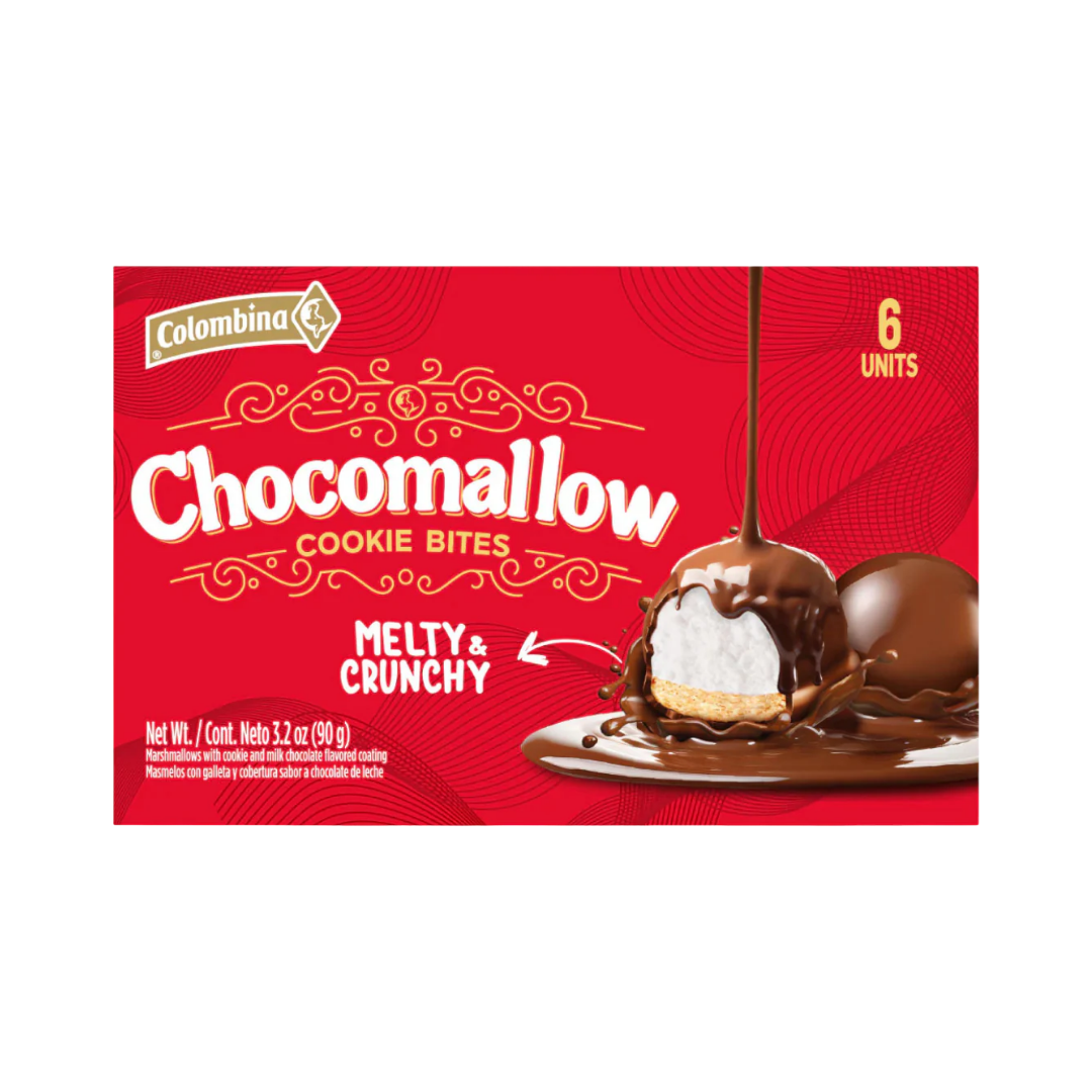 Colombina Chocomallow Cookie Bites malvaviscos con galleta y chocolate