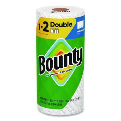 Bounty Select-A-Size Paper Towels, White, 1 Double Roll (82 Sheets)