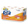 Scott ComfortPlus Toilet Paper Mega Rolls, Septic Safe, 1-Ply, White, 310 Sheets, 12 Mega Rolls