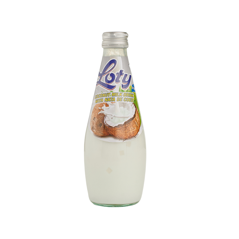 Loty Coconut Milk Drink with Nata de Coco Original (9.8oz)