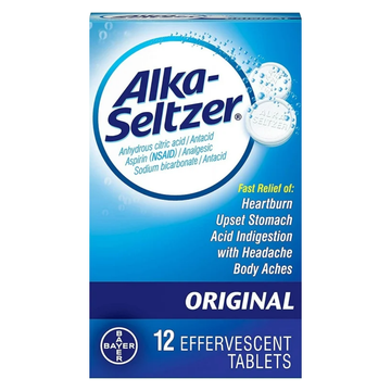 Alka-Seltzer Original tabletas efervescentes 12 unidades