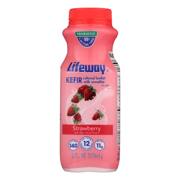 Lifeway Strawberry Kefir 8oz bebida probiótica fresa