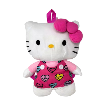 Mochila de felpa 18″ suave con correas acolchadas y bolsillos