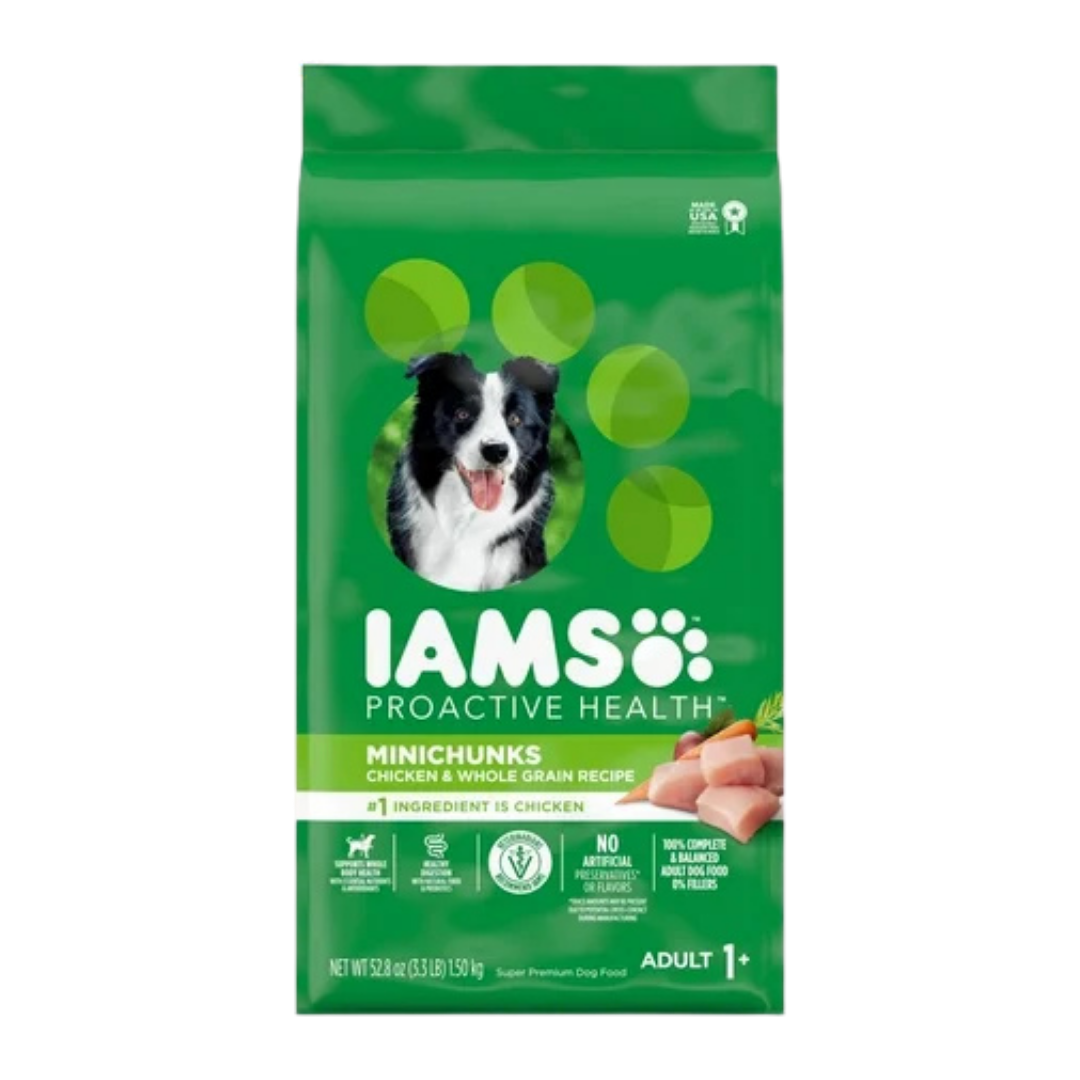 IAMS Proactive Health Minichunks comida para perro adulto sabor pollo 3.3lb