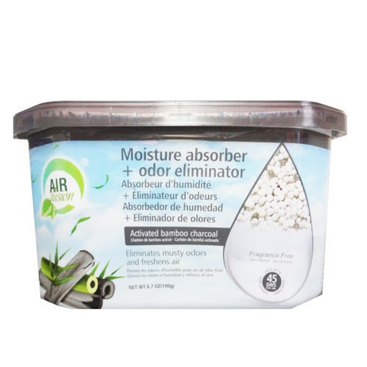 Air Fusion Moisture Absorber Odor Eliminator Bamboo Charcoal 6.7oz
