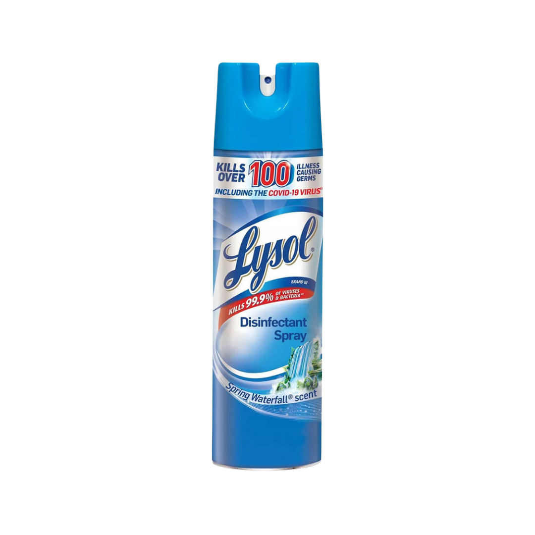 Lysol Disinfectant Spray Spring Waterfall desinfectante en aerosol 19oz