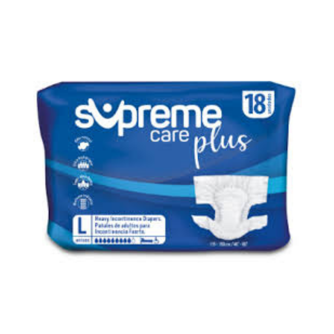 Pañales para adulto Supreme Care Plus talla Large 18 unidades