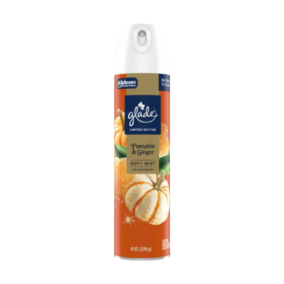 Glade Aerosol Pumpkin & Ginger aromatizante 8oz