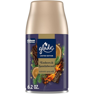 Glade Automatic Spray Embers & Sandalwood recarga fragancia 6.2oz