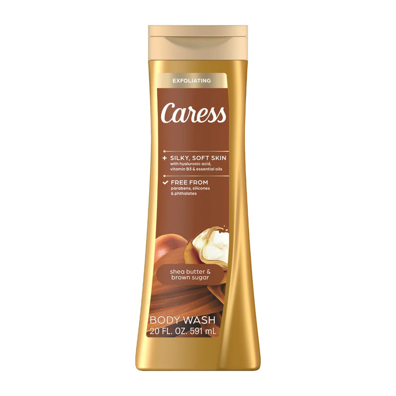 Jabón corporal Caress con manteca de karité y azúcar moreno, 591 ml