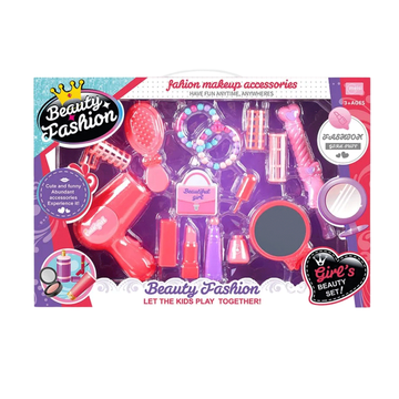 Set de accesorios de belleza y maquillaje de juguete Beauty Fashion para niñas