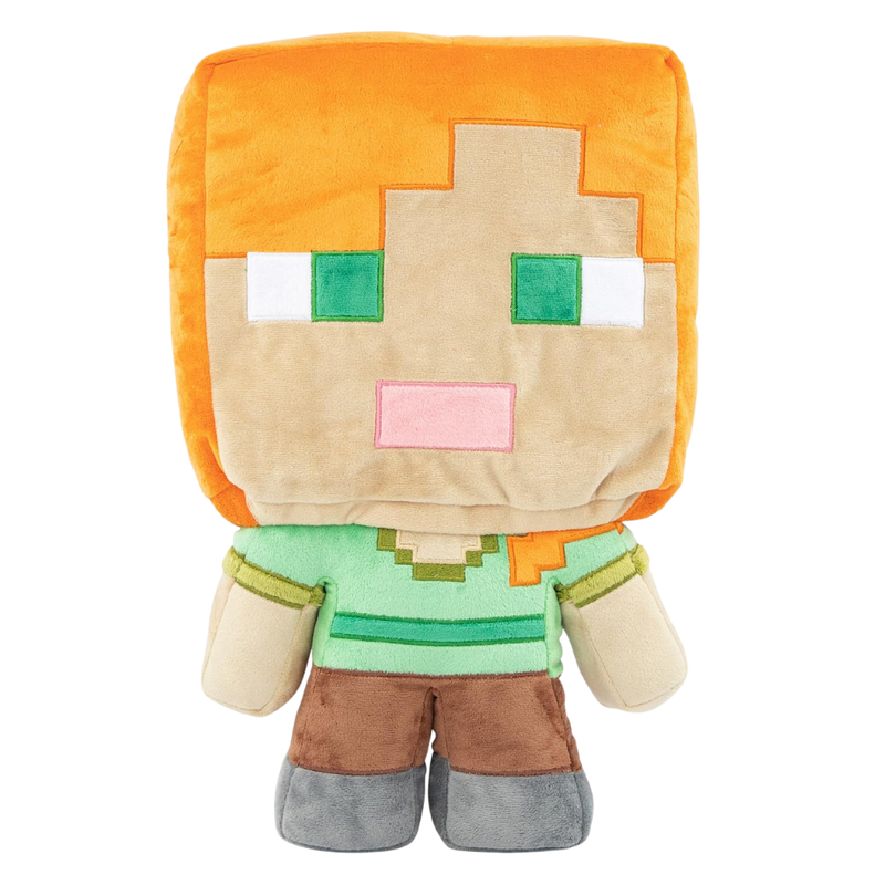 Jay Franco Minecraft Alex Plush Stuffed Toy (12in)