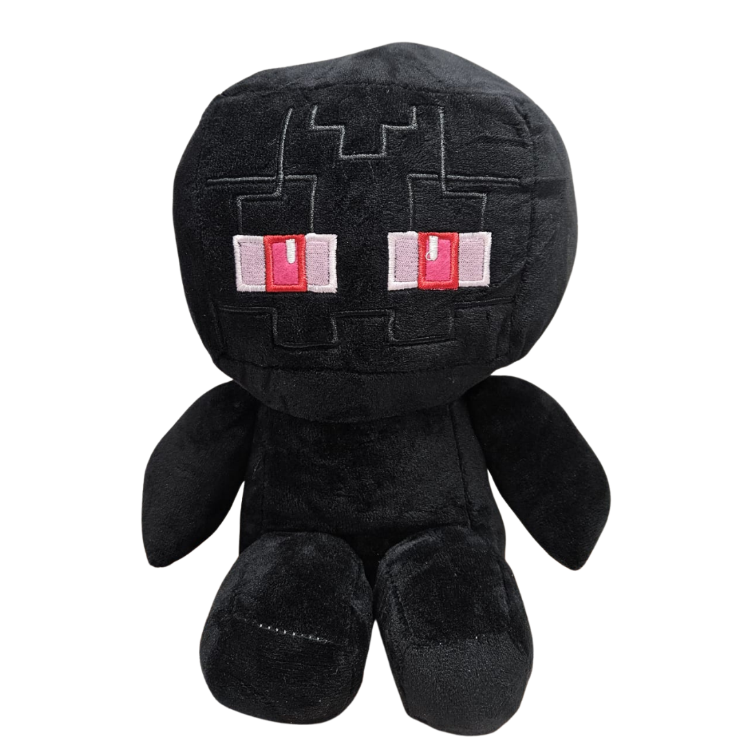 Jay Franco Minecraft Enderman Plush peluche criatura negra ojos morados