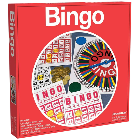 Pressman Bingo juego familiar de mesa clásico