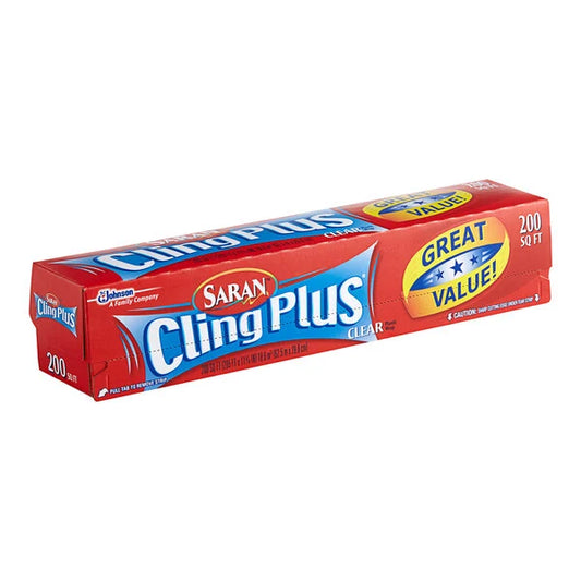 Saran Cling Plus – Envoltura plástica, 200 pies²