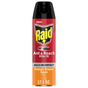 Raid Ant & Roach Killer 26 Orange Breeze Scent 17.5 oz Raid – Farmacia Savia Puerto Rico