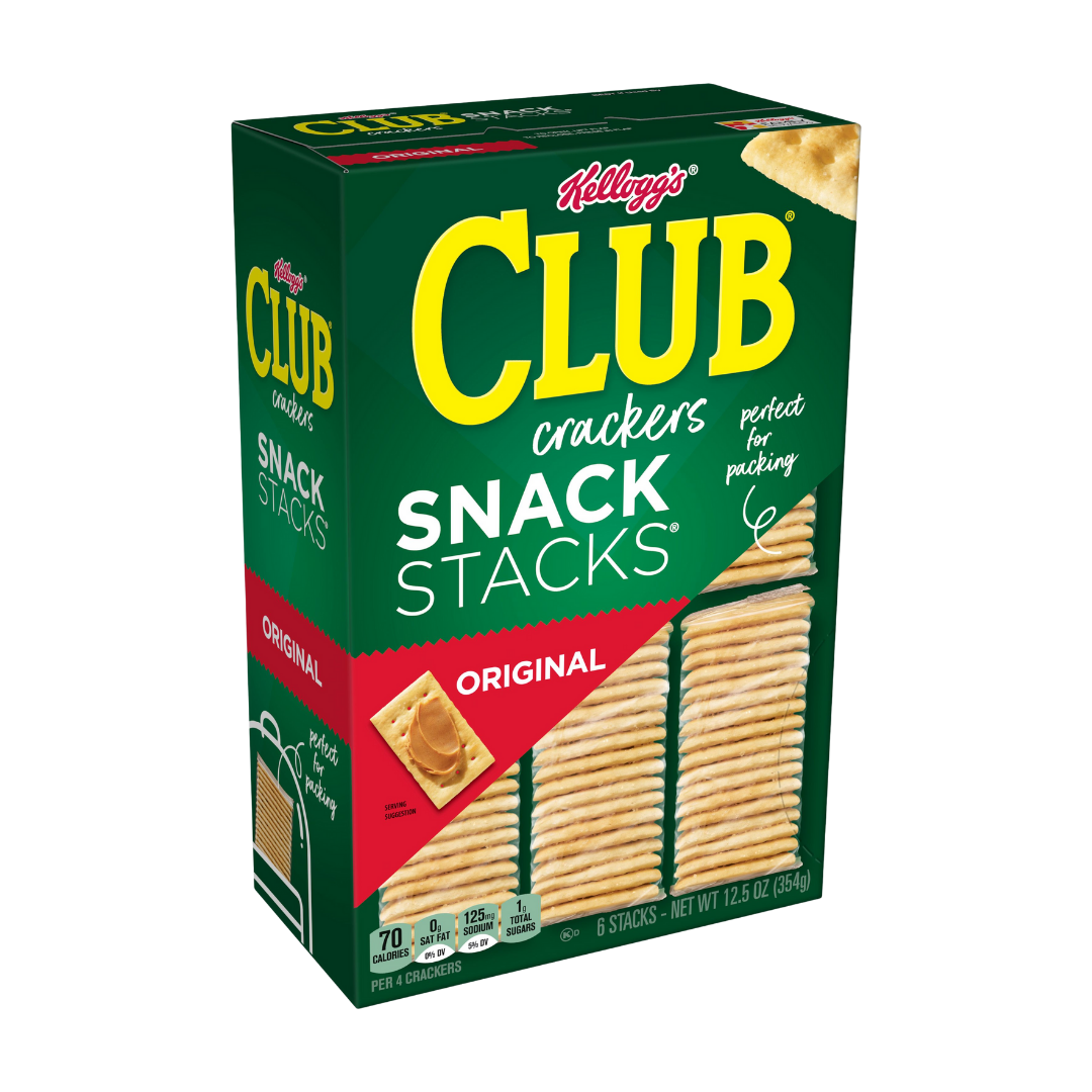 Caja de galletas Kellogg's Club Original Snack Stacks 6 paquetes