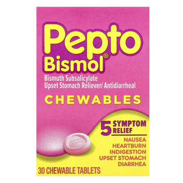 Pepto-Bismol tabletas masticables originales 30 ct