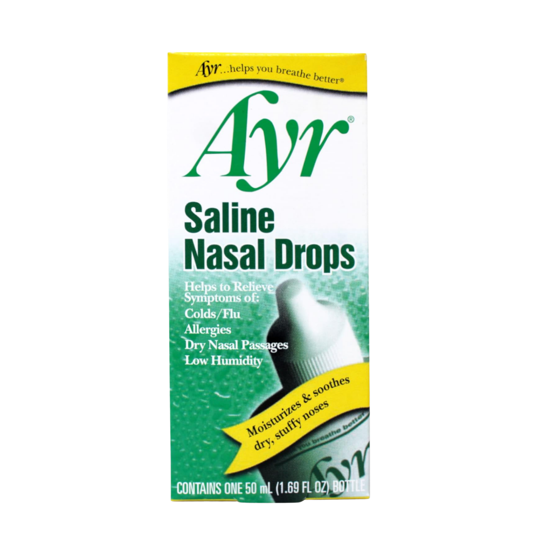Ayr Saline Nasal Drops gotas nasales hidratantes 50ml