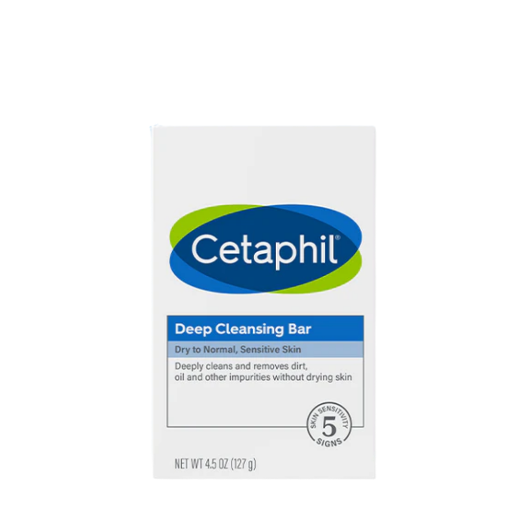 Cetaphil Deep Cleansing Bar jabón limpieza profunda 4.5oz