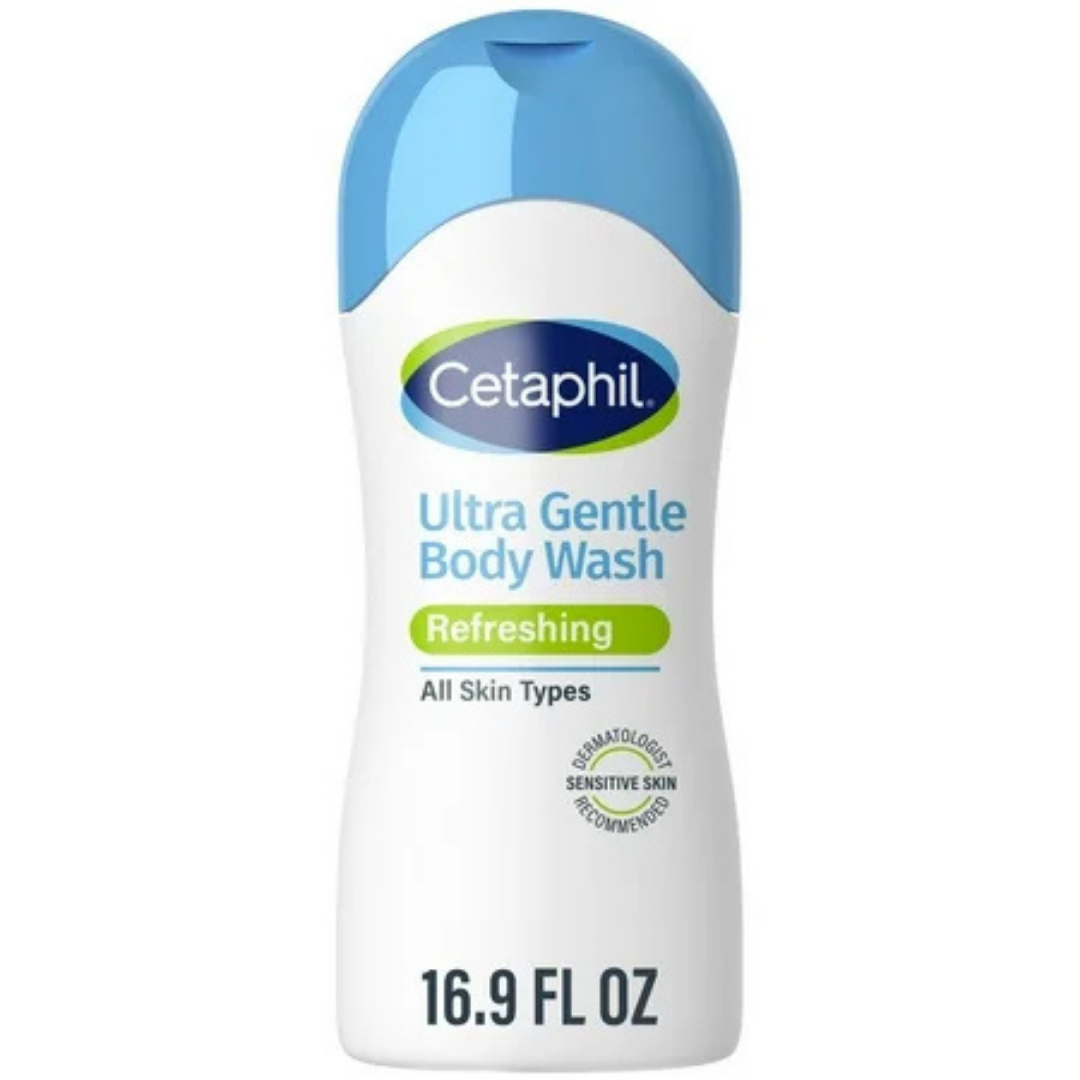 Cetaphil Ultra Gentle Body Wash Dry Sensitive Skin 16.9oz jabón piel seca