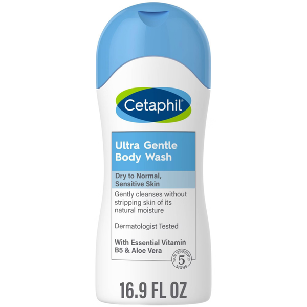 Cetaphil Ultra Gentle Body Wash Refreshing Scent (16.9oz)
