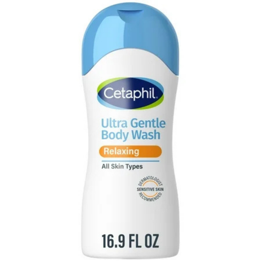 Cetaphil Ultra Gentle Body Wash Fragrance Free 16.9oz gel de baño sin fragancia