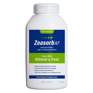Zeasorb AF Athlete's Foot Antifungal Powder pie de atleta 2.5oz