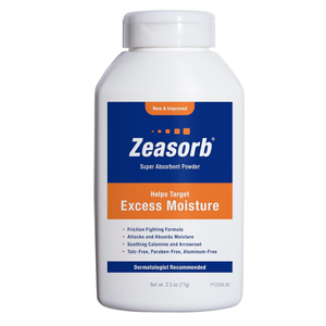 Zeasorb Excess Moisture Super Absorbent Powder control humedad 2.5oz