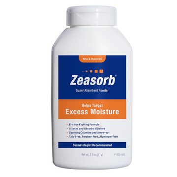 Zeasorb Excess Moisture Super Absorbent Powder control humedad 2.5oz