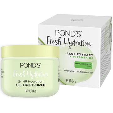 Pond's Fresh Hydration Gel Moisturizer con aloe y vitamina B3 3.4oz