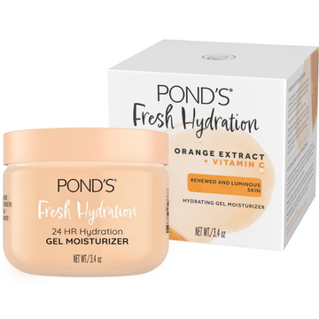 Pond's Fresh Hydration Gel Orange hidratante facial naranja 3.4oz